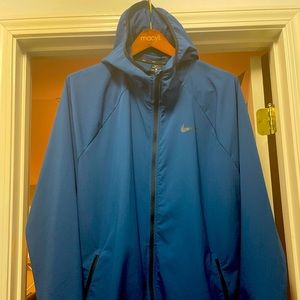 Nike Dri-Fit Full Zip Jacket - Size XL - Navy/Teal